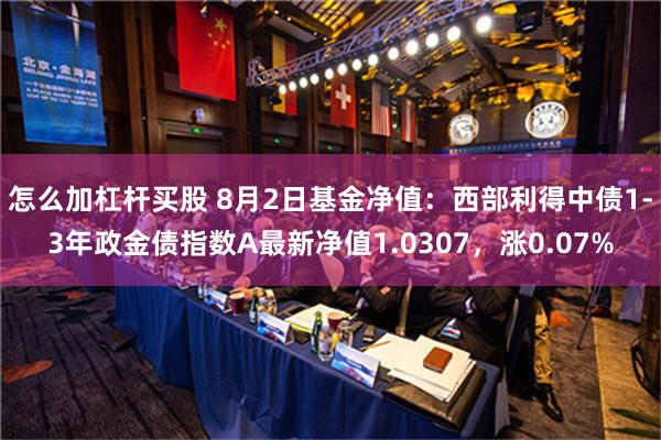 怎么加杠杆买股 8月2日基金净值：西部利得中债1-3年政金债指数A最新净值1.0307，涨0.07%