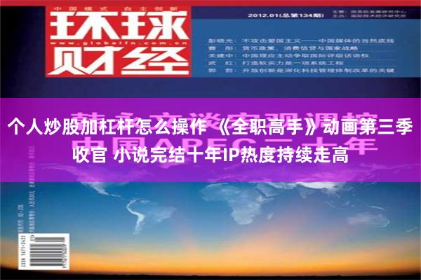 个人炒股加杠杆怎么操作 《全职高手》动画第三季收官 小说完结