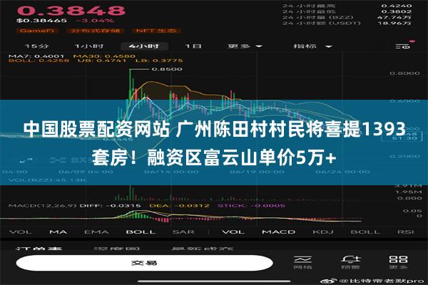 中国股票配资网站 广州陈田村村民将喜提1393套房！融资区富