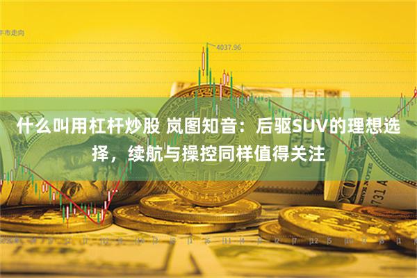 什么叫用杠杆炒股 岚图知音：后驱SUV的理想选择，续航与操控