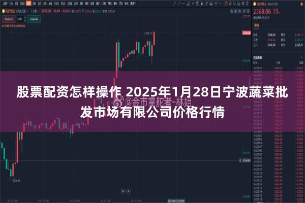 股票配资怎样操作 2025年1月28日宁波蔬菜批发市场有限公